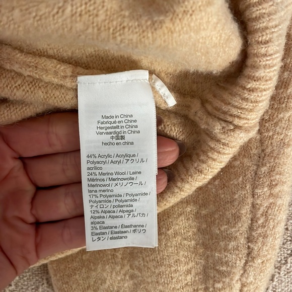 J Crew Merino Wool Quarter Zip Sweater - Picture 5 of 6